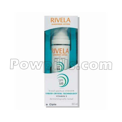 Rivela SPF 50 Sunscreen Lotion (Vitamin E)