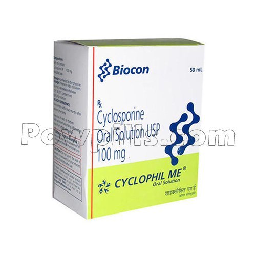 Cyclophil Me 100 Mg (Cyclosporine)