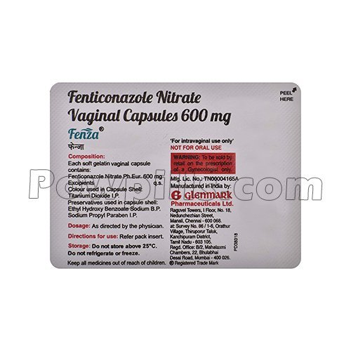 Fenza 600 Mg Vaginal Capsule (Fenticonazole)