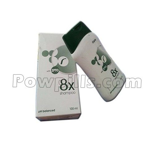 8X Shampoo (Ciclopirox/Zinc pyrithione)
