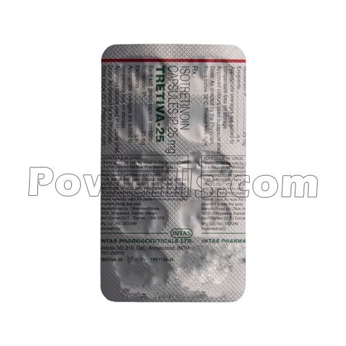 Tretiva 25 Mg Soft Capsule (Isotretinoin)