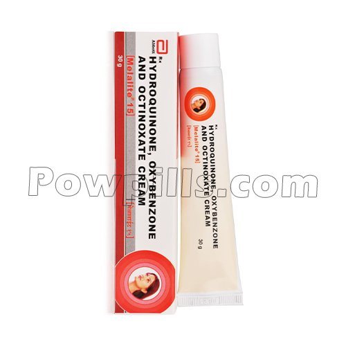 Melalite 15 Cream (Hydroquinone/Octinoxate/Oxybenzone)