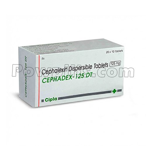 Cephalexin dispersible 125 Mg