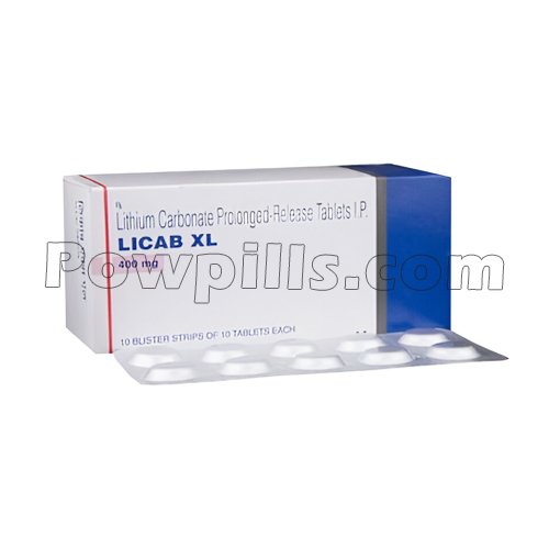 Licab XL 400 Mg (Lithium Carbonate)