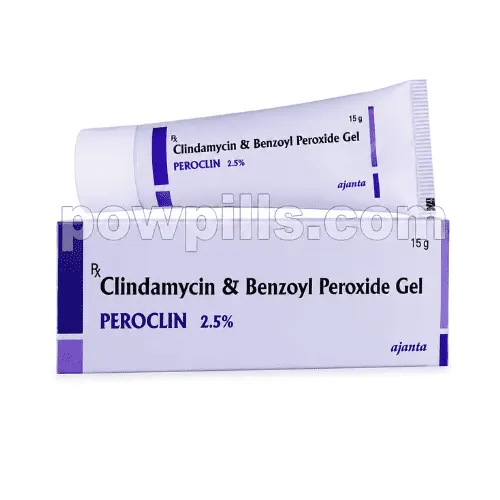 Peroclin 2.5% Gel (Benzoyl Peroxide 2.5% / Clindamycin 1%)