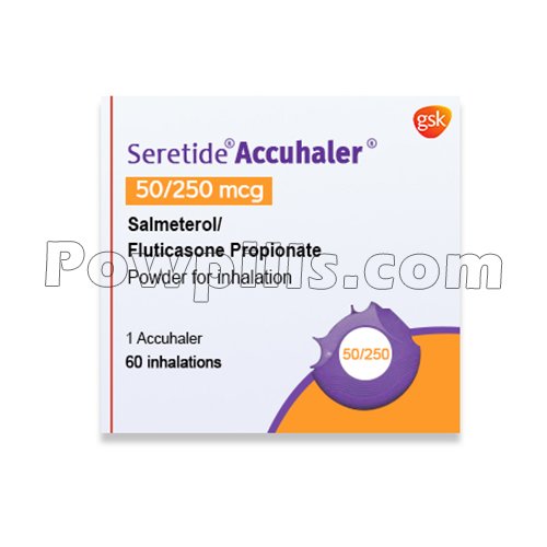 Seretide Accuhaler 50/250 Mcg (Salmeterol/Fluticasone Propionate)