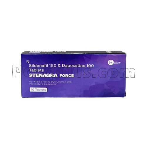 Stenagra Force 250 Mg (Sildenafil Citrate/Dapoxetine)