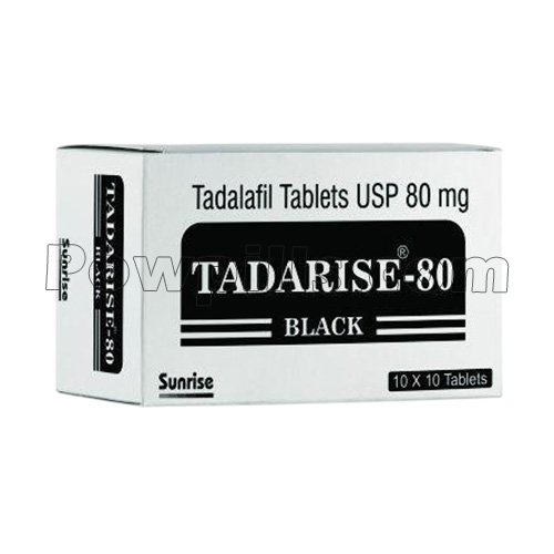 Tadarise Black 80 Mg (Tadalafil)