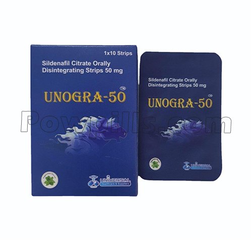 Unogra 50 Mg (Sildenafil Oral Film)